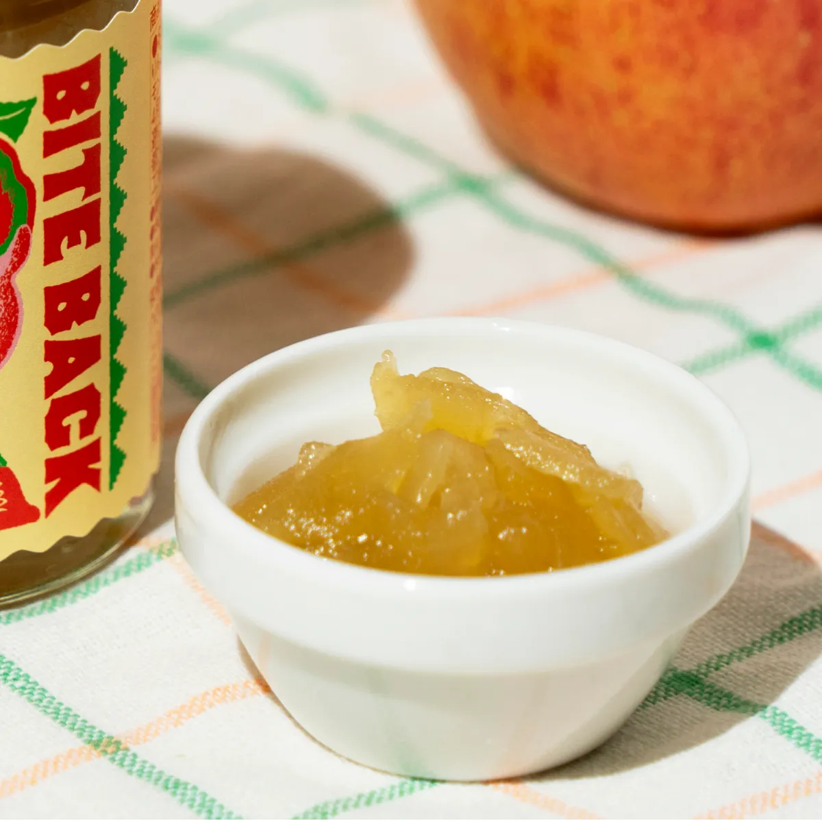 Jam close-up in bowl